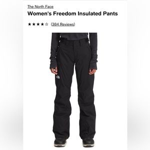 *Like New* The North Face Women's Freedom Insulated Pants Black Size XL